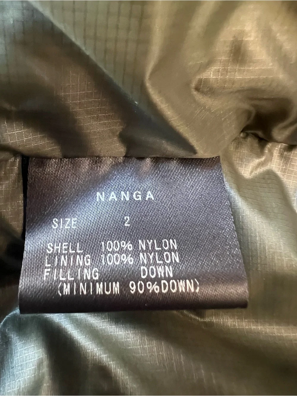 HAVEN X NANGA SKYLINE JACKET - NYLON RIPSTOP GOOSE DOWN OLIVE M